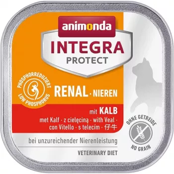 Mitrā kaķu barība animonda Integra Protect Turkey 100 g — pieaugušiem kaķiem, nieru atbalstam, bez lipekļa un sojas