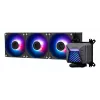 Viss vienā šķidruma dzesētājs MSI MAG Coreliquid A15 360 — 3x 120 mm ventilatori, radiators 394 x 120 x 27 mm, sūknis 5V, RGB, atbalsta LGA 1851