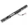Baterija zaļa Cell AC51 Acer Aspire E15/E17 — Li-Ion 14.8V 2200mAh 4 šūnas, melna