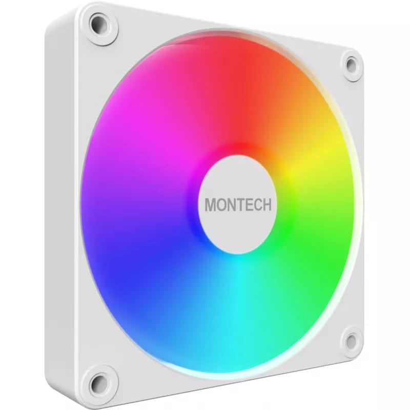 KORPUSA VENTILATORS 120MM GF120R V2/ARGB PWM 3I1 (W) MONTECH