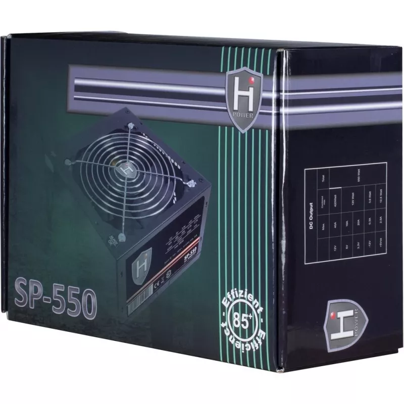 Barošanas bloks Inter-Tech HIPOWER SP-550 550 W