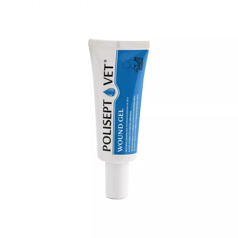Brūču želeja JM Sante Polisept Vet 30 ml suņiem un kaķiem, tūbiņa 30 ml, 50 g