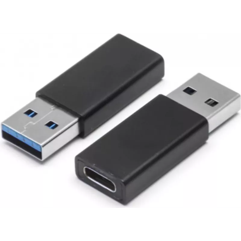 USB-A uz USB-C adapteris ShiverPeaks 14-05032, USB 3.0, melns