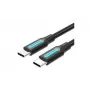 USB-C līdz USB-C kabelis / 1 M melns Cosbf Vention