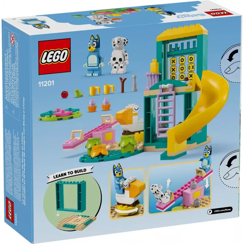 LEGO Bricks Set 11201 Rotaļu laukuma jautrība ar Blū un Hloju – mini figūriņas, rotaļu aina