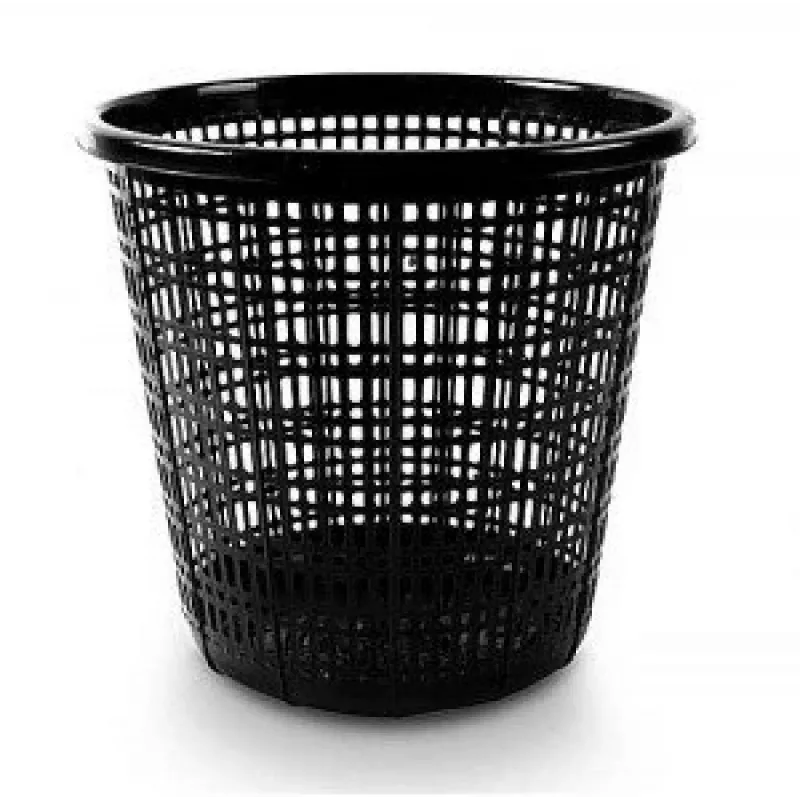 Atkritumu tvertne 10l, melna, plastmasa