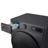 Veļas mazgājamā mašīna LG F2WR508S2M — ar priekšējo ielādi, 8 kg, 1200 apgr./min, A efektivitātes klase, 60×48 cm, LED, vidēji melna