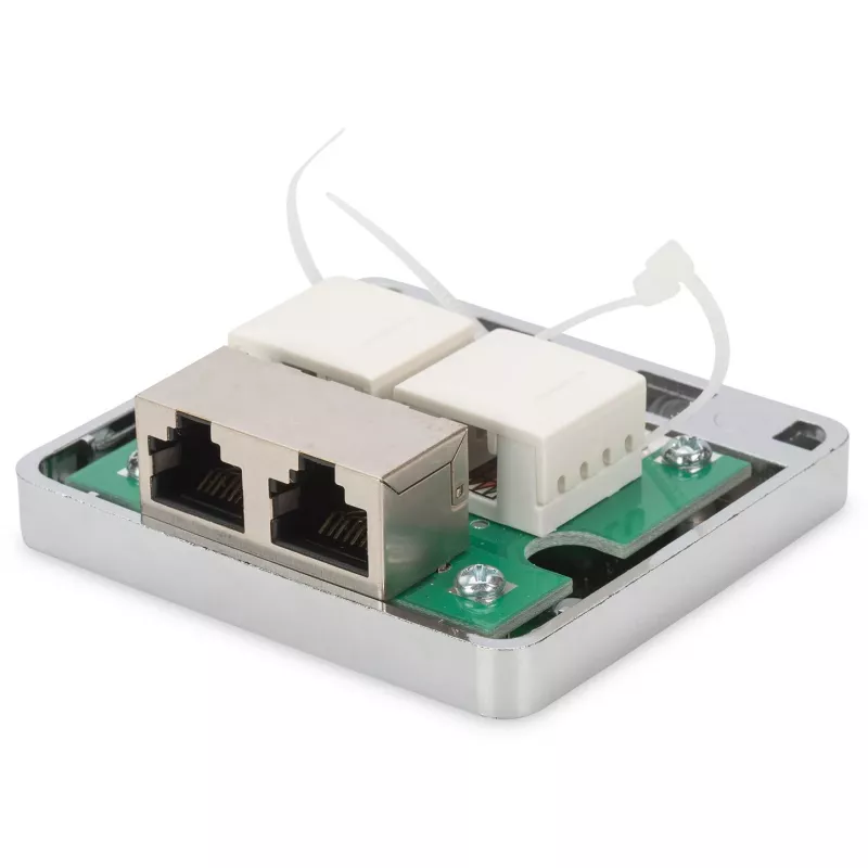 Virsmas montāžas kārba Digitus CAT 6A 2-portu