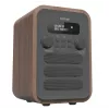 Denver DAB-48pelēka Personālais digitālais pelēks, koka