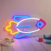 LED neona gaisma MANTA SNL91MT Style RAKETA – dekoratīvs LED neona panelis, modelis SNL91MT