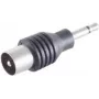 ShiverPeaks BS57101 vadu savienotājs 3.5 mm melns nerūsējošais tērauds vīrišķais/sievišķais