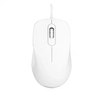 MODECOM M10 M-MC-0M10-200 pele (optiskā, 1000 DPI, balta krāsa) (M-MC-0M10-200)