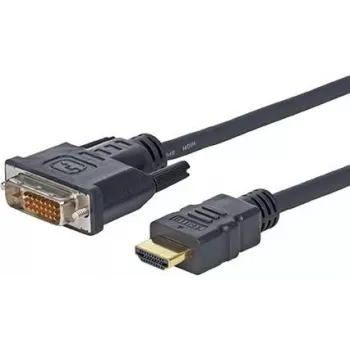 Vivolink PROHDMIDVI2 video kabeļa adapteris 2 m HDMI tipa A (standarta) DVI-D melns