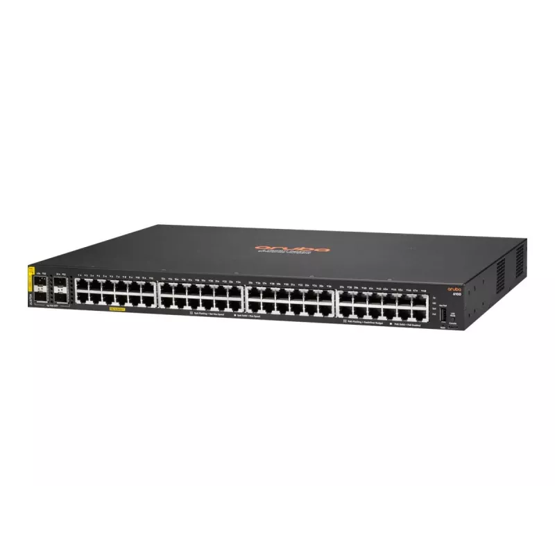 Pārvaldāms slēdzis HPE Aruba Networking Aruba 6100 48G PoE 4SFP+ 370W