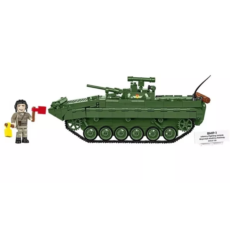 Konstruktoru komplekts Cobi Blocks BMP-1 758 detaļas - mēroga modelis no būvklučiem