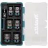 Makita E-16592 triecienuzgriežņu komplekts Impact socket set Melns, Teal