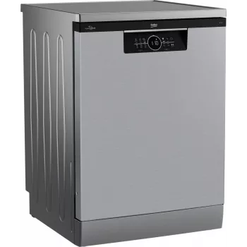 Trauku mazgājamā mašīna BEKO BDFN26531X — brīvi stāvoša 60 cm, 15 galda klājumi, 46 dB, nerūsējošais tērauds, LED skārienjutīgais displejs