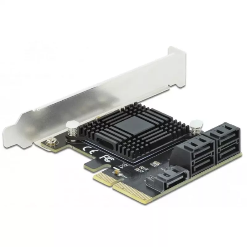 SATA PCI Express x4 karte DeLOCK 5 portu zema profila formas faktors