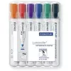 Marķieru komplekts Staedtler Lumocolor baltaboard 351 6 gab. lodes uzgalis