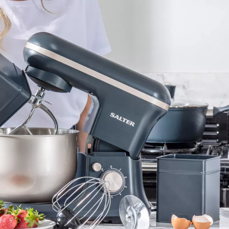 Virtuves uzglabāšanas trauku komplekts Salter BW126131EU7 4-daļīgs hermētisks metāla un plastmasas trauciņi