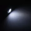 Apgaismota vandalizturīga spiedpoga Lamptron LAMP-SW2004-H, melna polikarbonāta korpuss, balts punkts