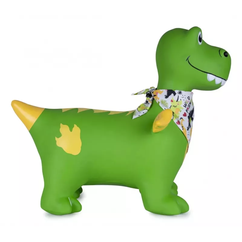 Lēkājošais dzīvnieks Jamara HoppyDoo Dino ar spārniem zaļš ar pumpi