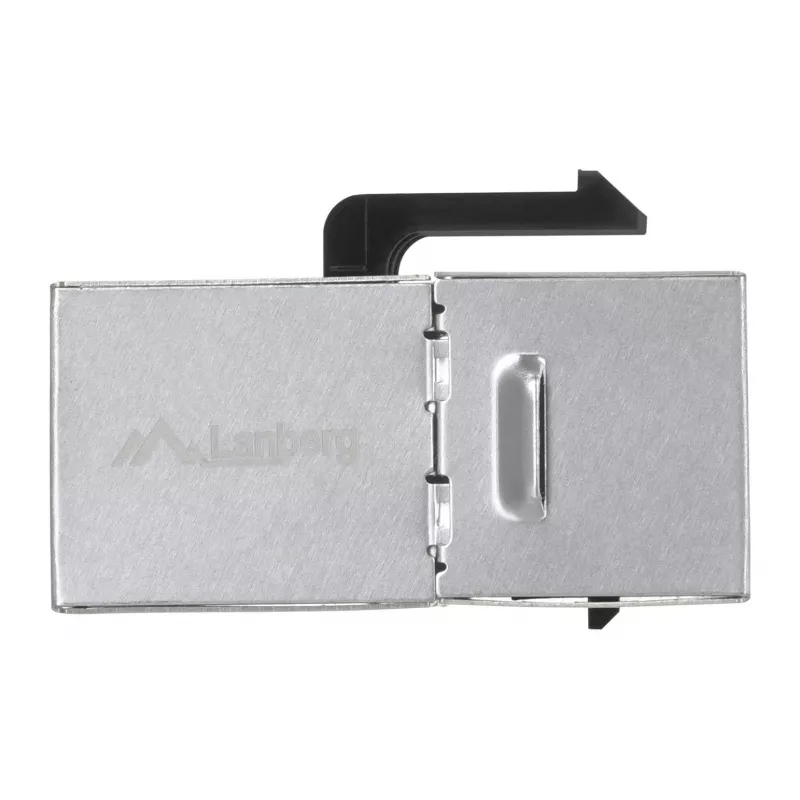 Keystone modulis LANBERG KSF5-3000 — Cat5e F/UTP plakanais kabelis, RJ-45 sievišķā tipa, melns