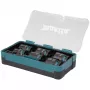 Makita E-16592 triecienuzgriežņu komplekts Impact socket set Melns, Teal