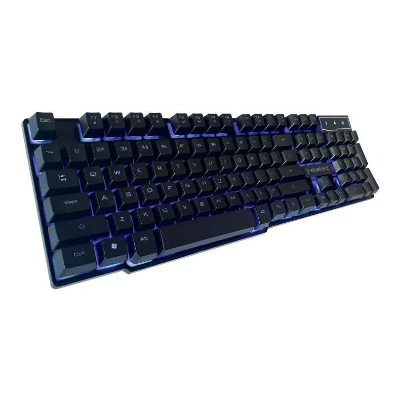 Tastatūra un pele Rebeltec SHERMAN Gaming USB QZERTY angļu melna