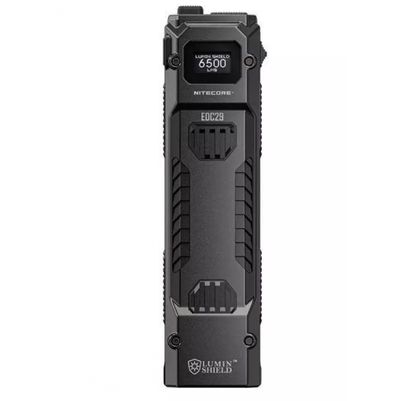 Rokas lukturītis Nitecore EDC29 nerūsējošā tērauda korpuss, 2 gaismas diodes, 15–6500 lm, IP54, uzlādējams caur USB
