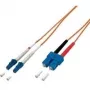 DeLOCK 84612 optiskās šķiedras kabelis 2 m LC ST OS2 dzeltens (84612)