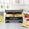 Sviestmaižu automāts Rommelsbacher SWG 700 – kompakta 3-in-1 elektriskā prese ar 3 maināmām plāksnēm (sviestmaižu, Beļģijas vafeļu, grila), nerūsējošā tērauda detaļām