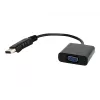 Adapter DisplayPort uz VGA melns