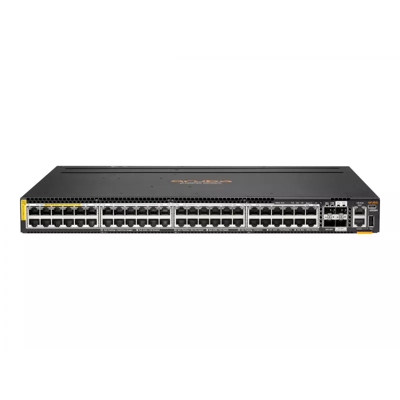 Pārvaldīts tīkla komutators HP Enterprise Aruba R8S90A 48x 5G Ethernet (100/1000/5000) PoE, RJ-45/USB-C konsole, 880 Gbit/s