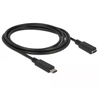 USB kabelis DeLOCK 85534 USB 3.2 Gen 1 1.5m USB C melns