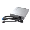 Akasa USB 20 Gbps Type-C panelis ar diviem 5 Gbps Type-A portiem