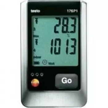 TESTO gaisa spiediena, temperatūras un mitruma datu reģistrētājs 176 P1 (0572 1767)