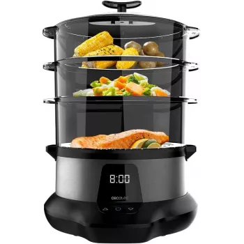 Cecotec pārtikas tvaicētājs | Vapovita 3000 Pro | 1000 W | Grozu skaits 3