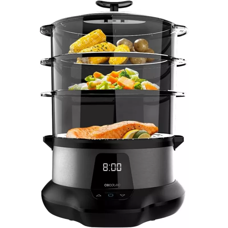Cecotec pārtikas tvaicētājs | Vapovita 3000 Pro | 1000 W | Grozu skaits 3