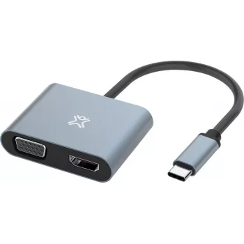 XtremeMac Type-C uz HDMI & VGA adapteris - adapteris - digitālais/datu (XWH-ACVH-13)