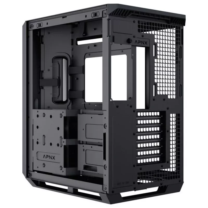 APNX V1-BK-v1 Midi Tower Melns