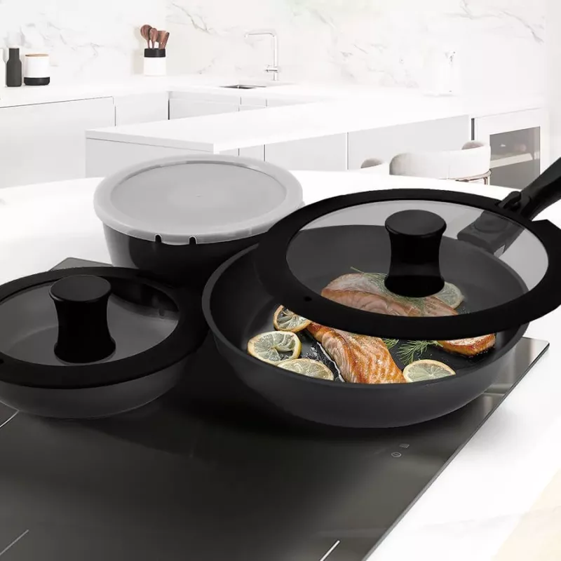 Trauku komplekts Maestro MR-4800-7, 7 detaļu katlu un pannu komplekts