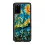 Aizsargājošs tālruņa vāciņš iKins Samsung Galaxy S20 — melns zvaigžņotas nakts dizains