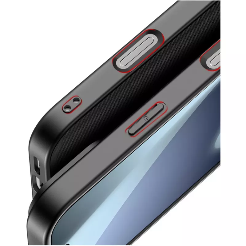 Nevox StyleShell NYLO 2528 iPhone 17 Pro apvalks, melns