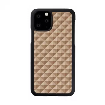 Viedtālruņa maciņš “man and wood” iPhone 11 Pro bruņu stila melns — aizsargājošs ciets vāciņš, triecienu absorbējošs