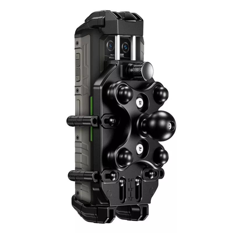 Pasīvais turētājs UleFone Armor Mount Pro mobilajiem tālruņiem — kronšteina stiprinājums, velosipēdam un skrejritenim, melns