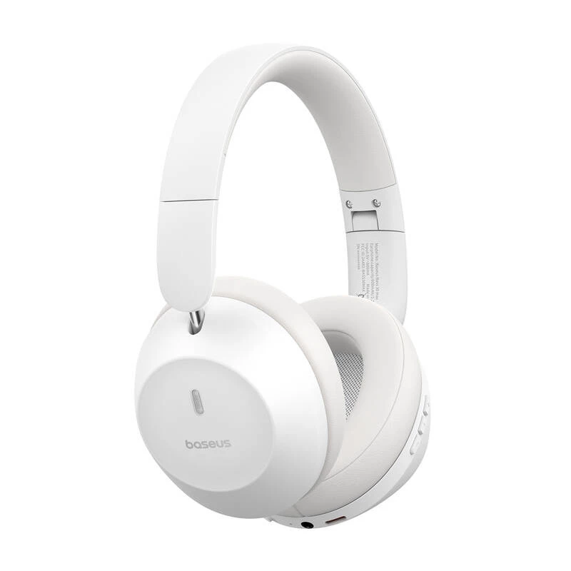 Baseus Bass 30 Max bezvadu austiņas ar Bluetooth 5.3, virsgalvas austiņas, pastiprinātas basu funkcijas, 40 mm diafragma, īpaši zems latentums, 50 stundu akumulatora darbības laiks
