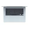 MacBook Air 15, debeszils, M4 (10-CPU/10-GPU), 16GB, 512GB, vācu, 35W Dual USB-C Port barošanas adapteris, MC7C4D/A