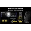 Rokas lukturītis Nitecore EDC29 nerūsējošā tērauda korpuss, 2 gaismas diodes, 15–6500 lm, IP54, uzlādējams caur USB