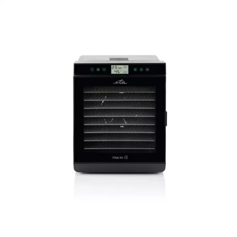 ETA | Žāvētājs | Vital Air II ETA230290000 | Jauda 650 W | Paplāšu skaits 10 | Temperatūras kontrole | Iebūvēts taimeris | Melns